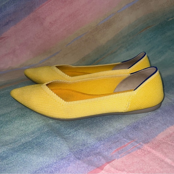 Rothy’s sunshine pointed flats women’s size 8 - Picture 4 of 9